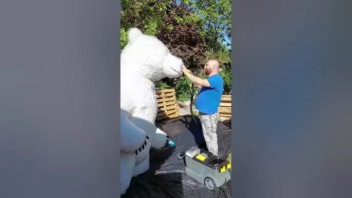 Jak wyczyścić dużego pluszowego misia i przywrócić mu blask Jak wyczyścić dużego pluszowego misia i przywrócić mu blask